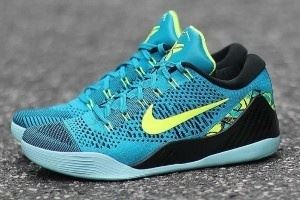 科比元年配色Kobe 9 绿松石复刻归来！从高帮版本改为低帮！